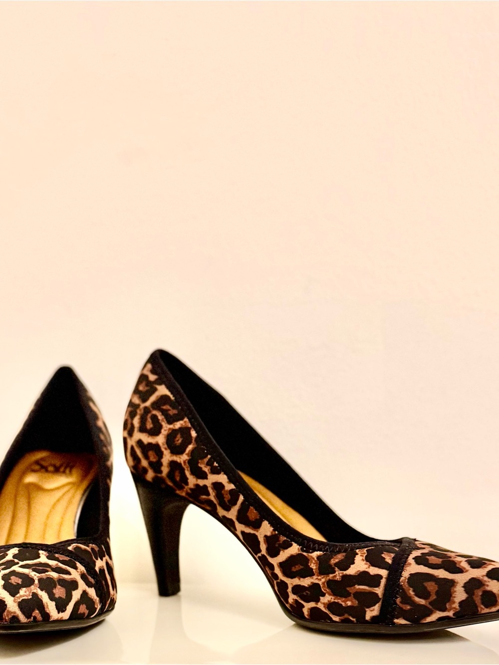 Söfft Leopard Print Pumps Women’s Size 6 Comfort Heels New Without Box NWOB